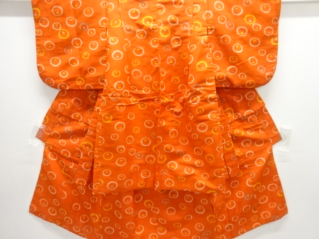 JAPANESE KIMONO / ANTIQUE ENSEMBLE KIMONO / SILK / MEISEN / WOVEN MANJUKIKU